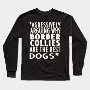 Border Collie pet lover dog puppy hair Long Sleeve T-Shirt